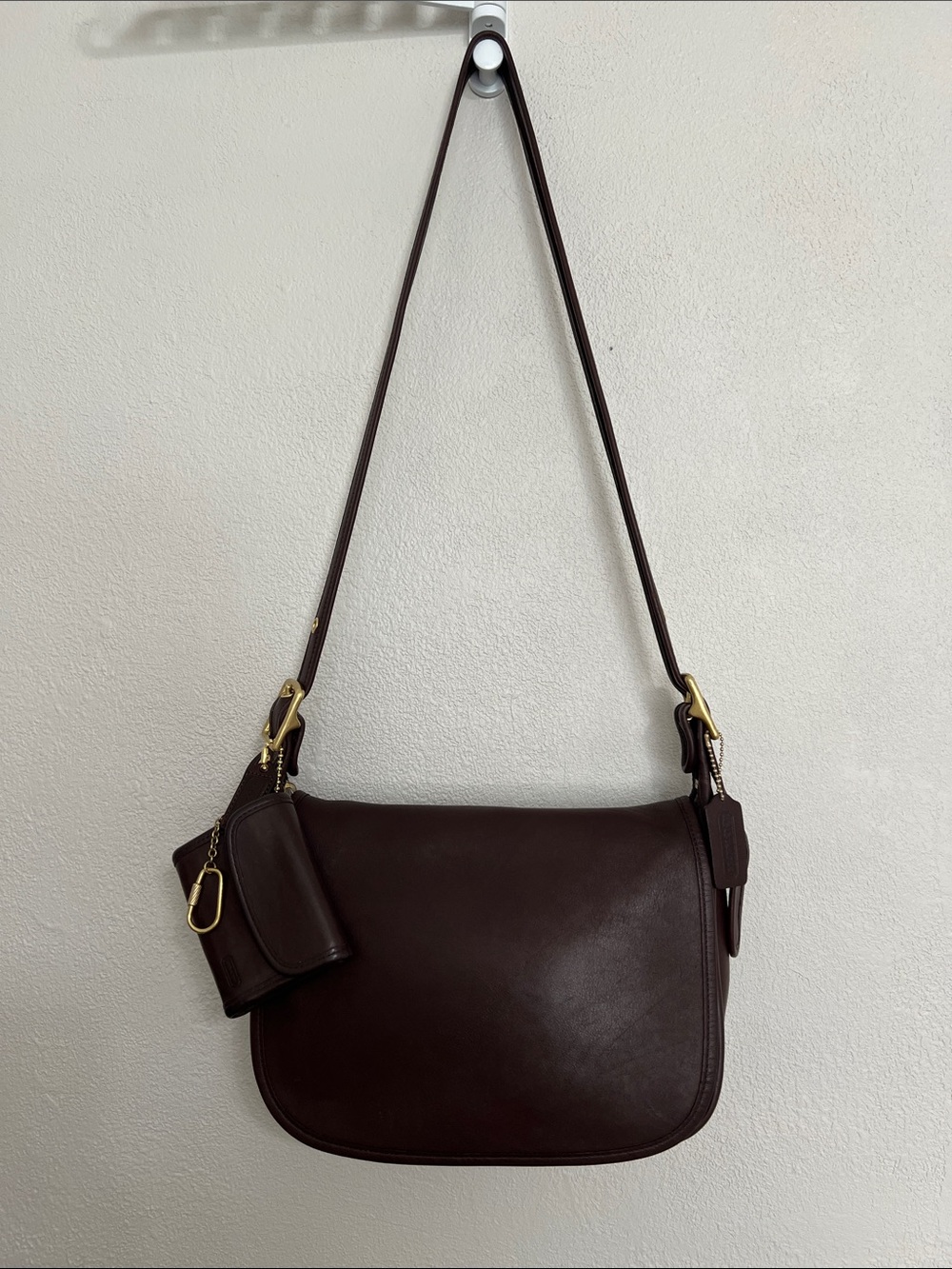 Coach Mahogany Patricia’s Legacy Flap Saddle Bag with Multi Function Wallet - Picture 2 of 16